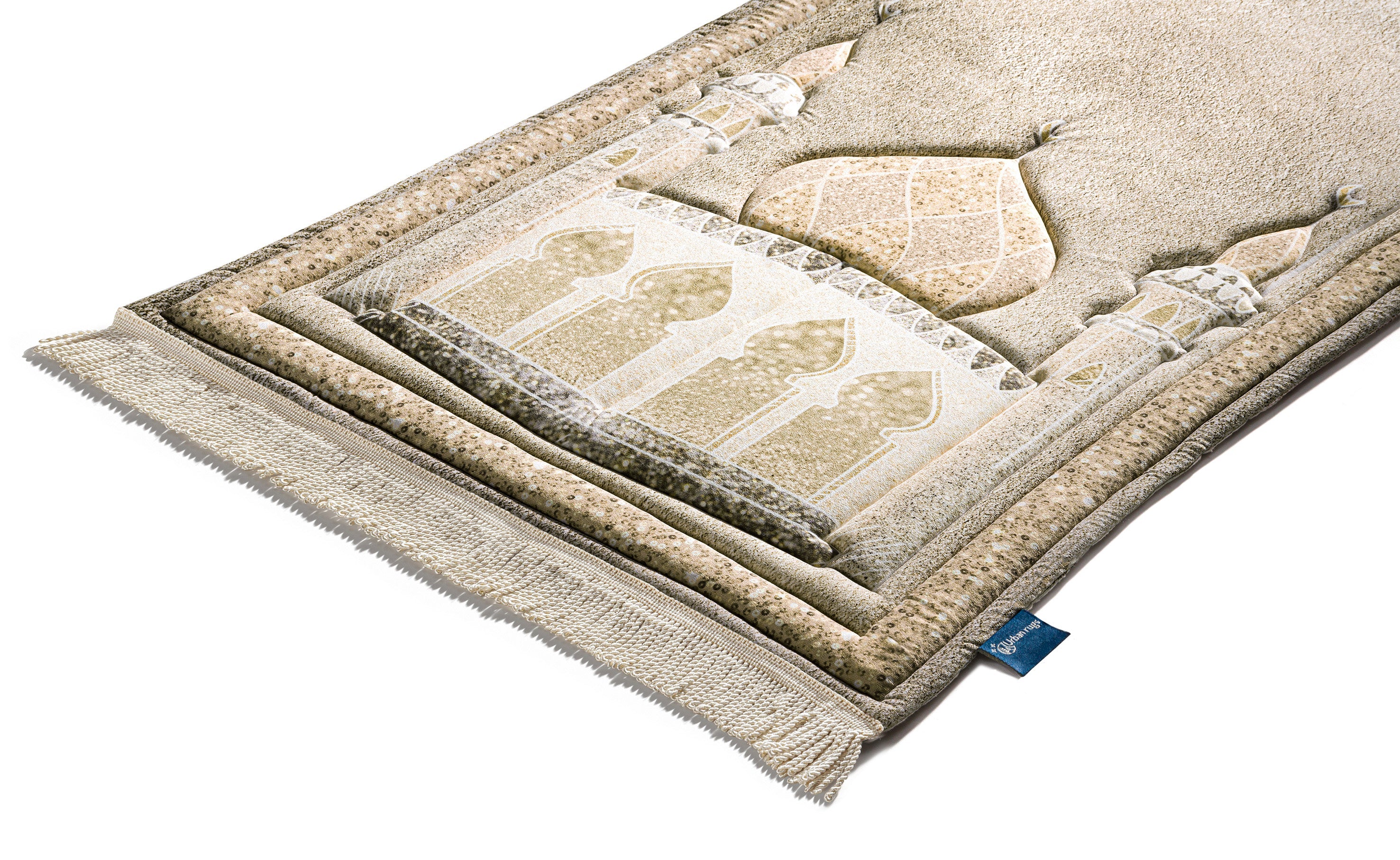 Golden Shimmer Premium Prayer Mat