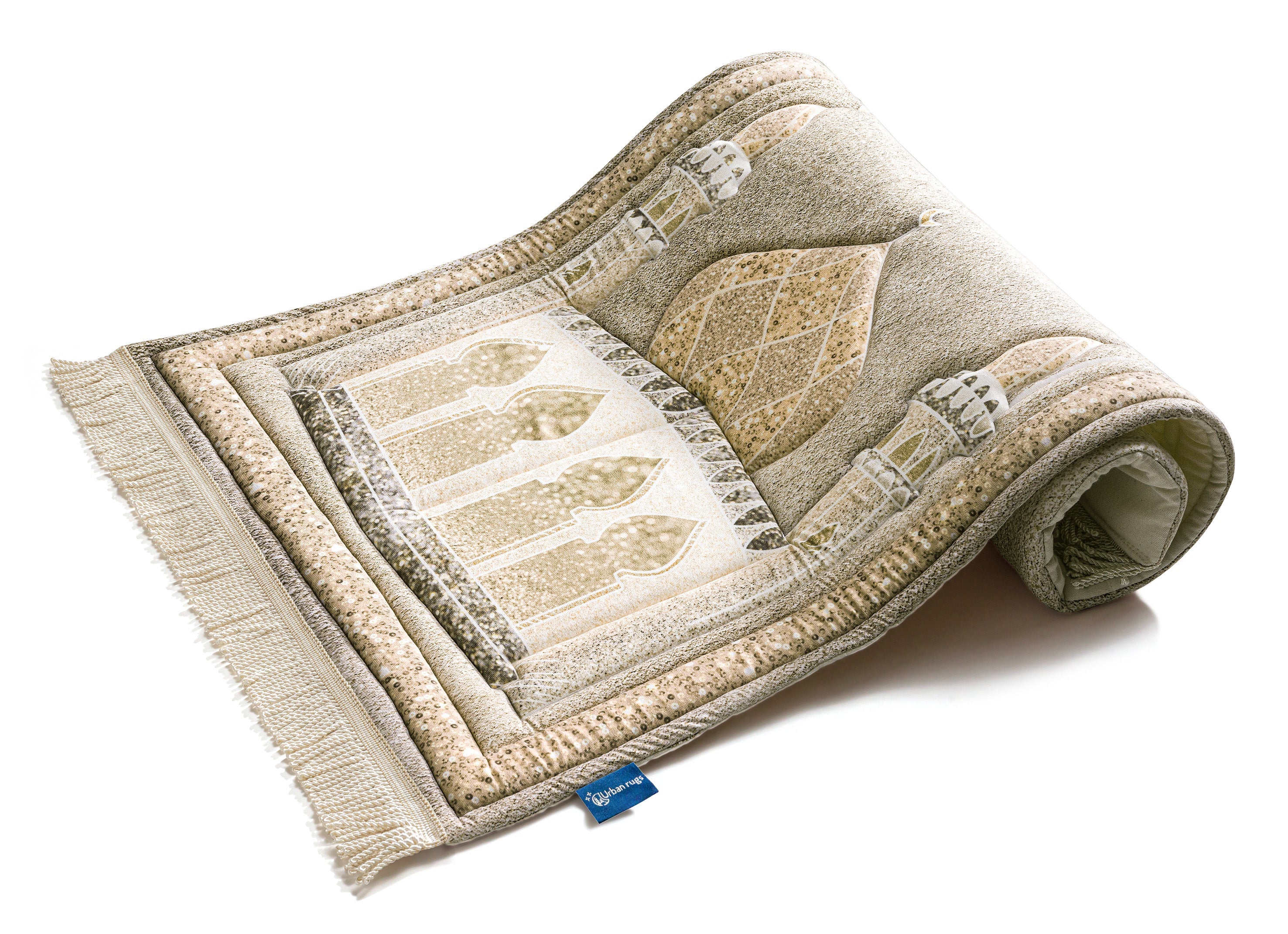 Golden Shimmer Premium Prayer Mat