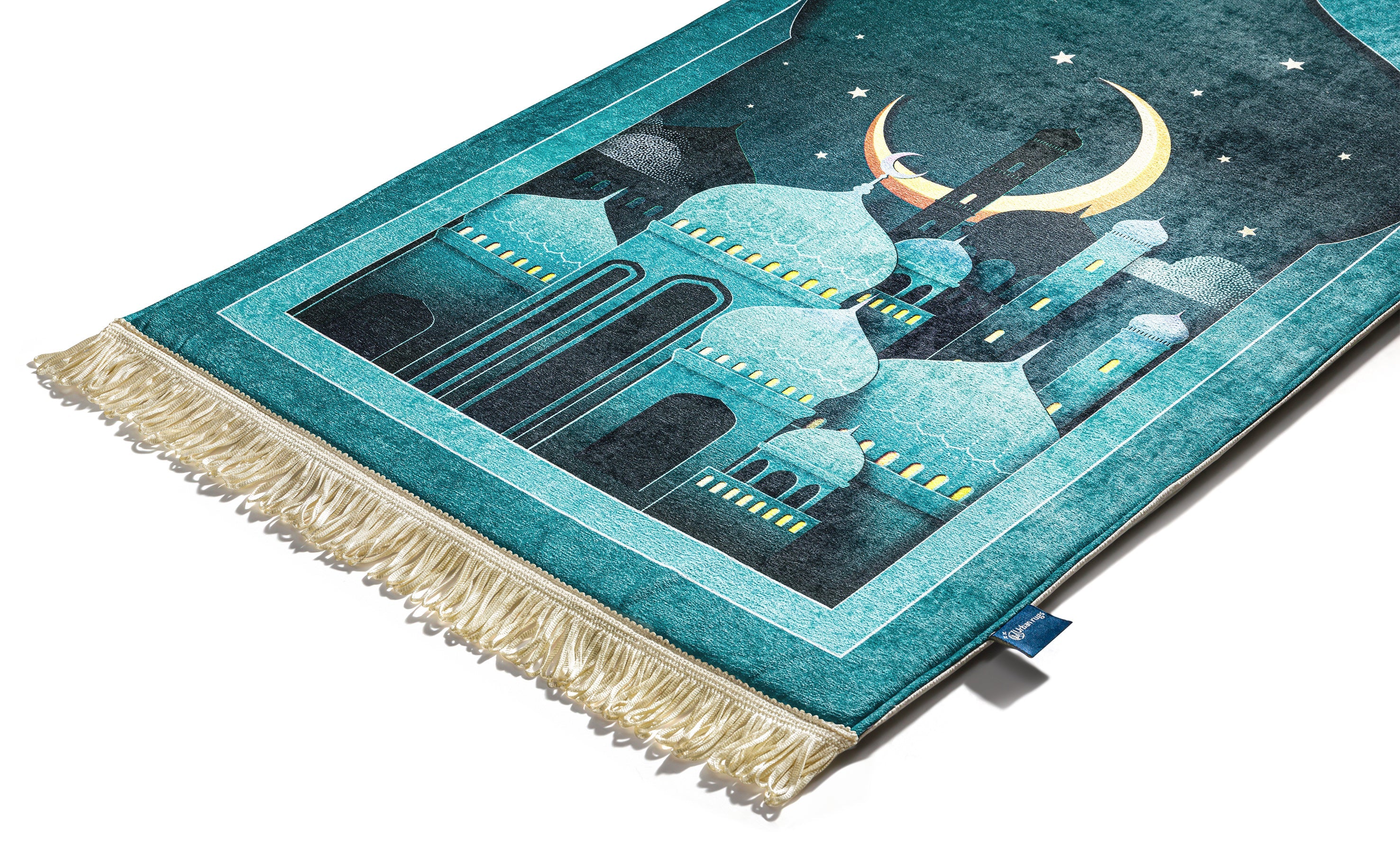 Cyan Arabian Night Original Prayer Mat