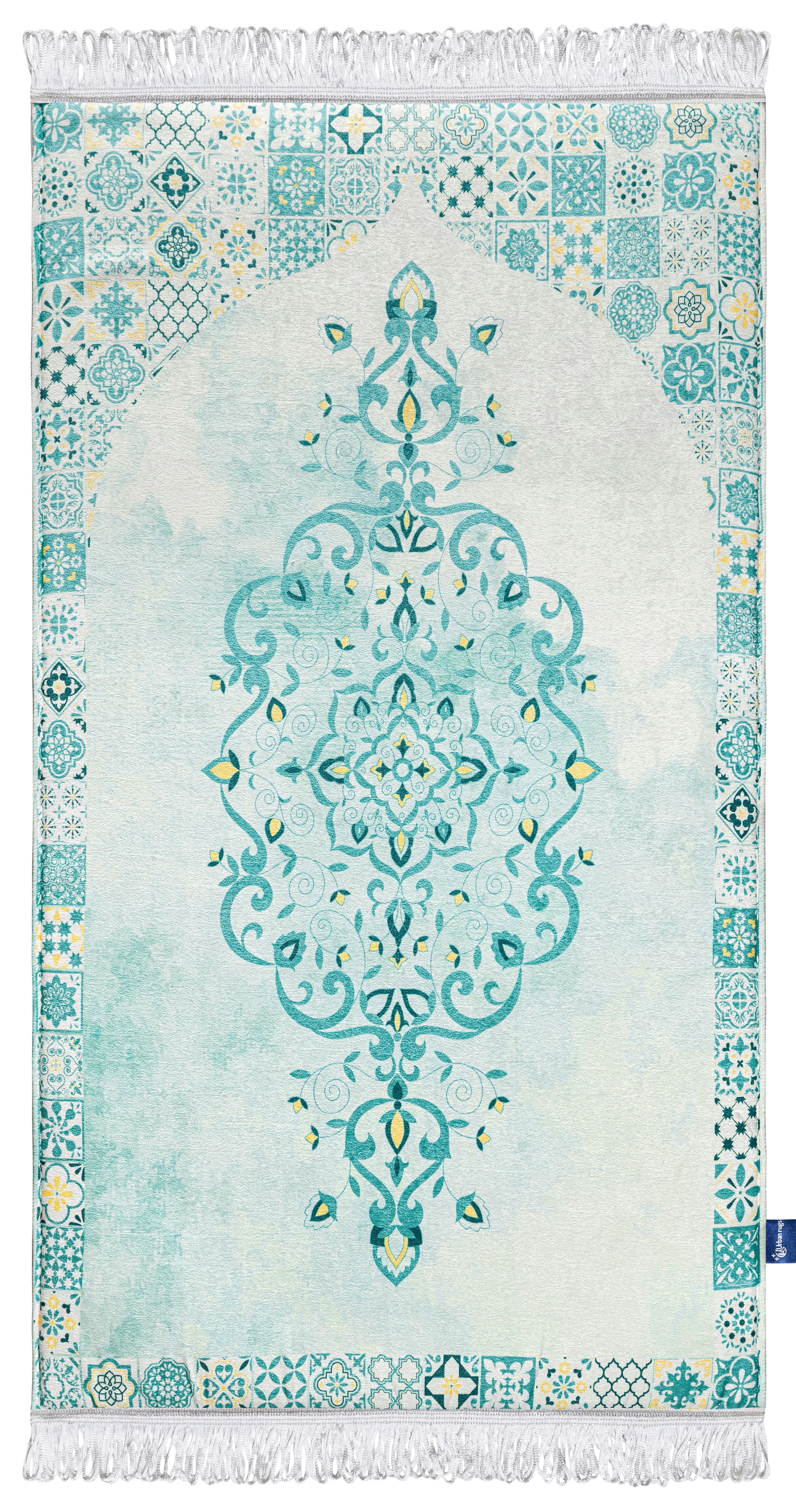 Green Patchwork Original Prayer Mat