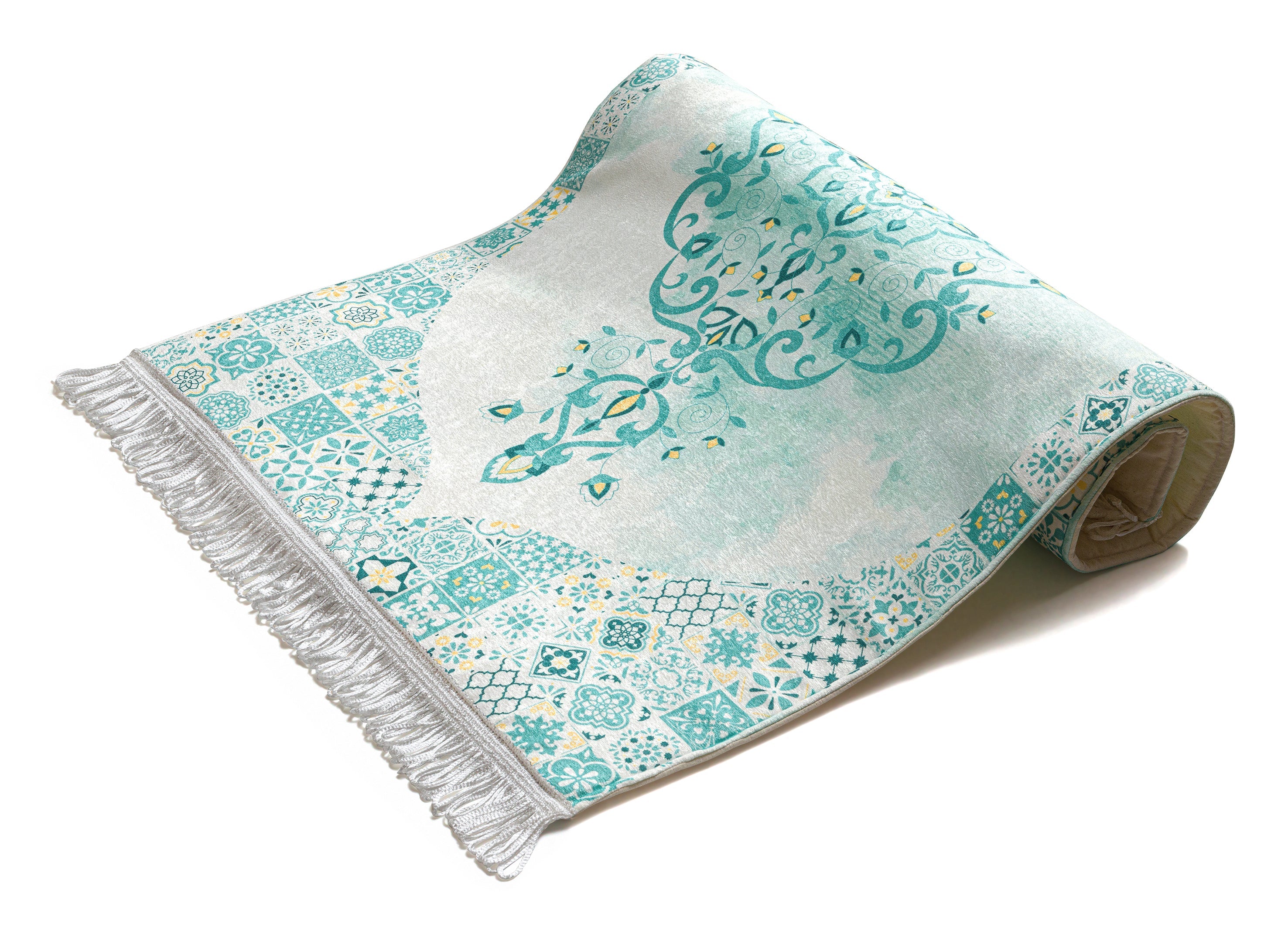 Green Patchwork Original Prayer Mat