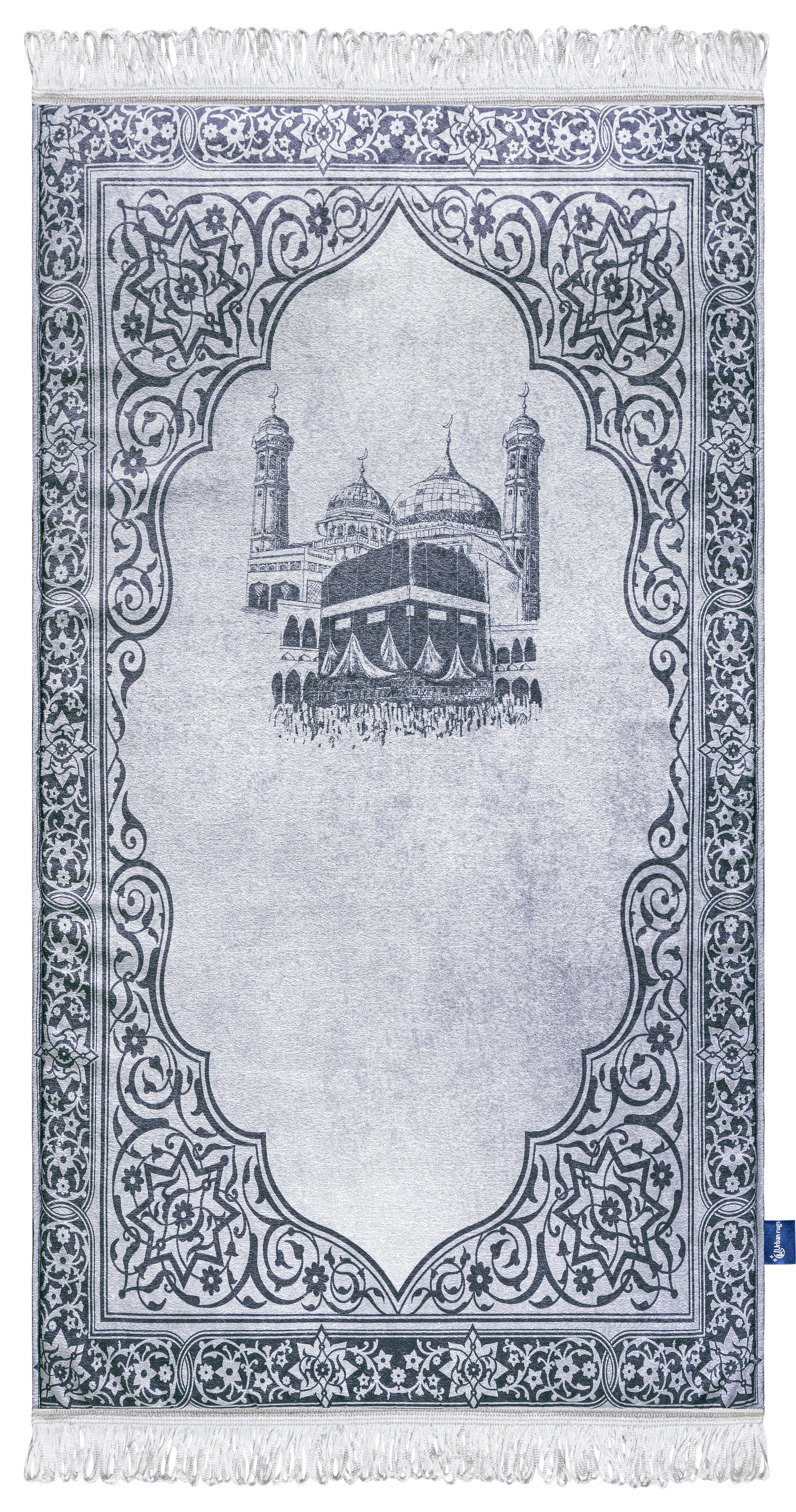 Grey Kaaba Original Prayer Mat