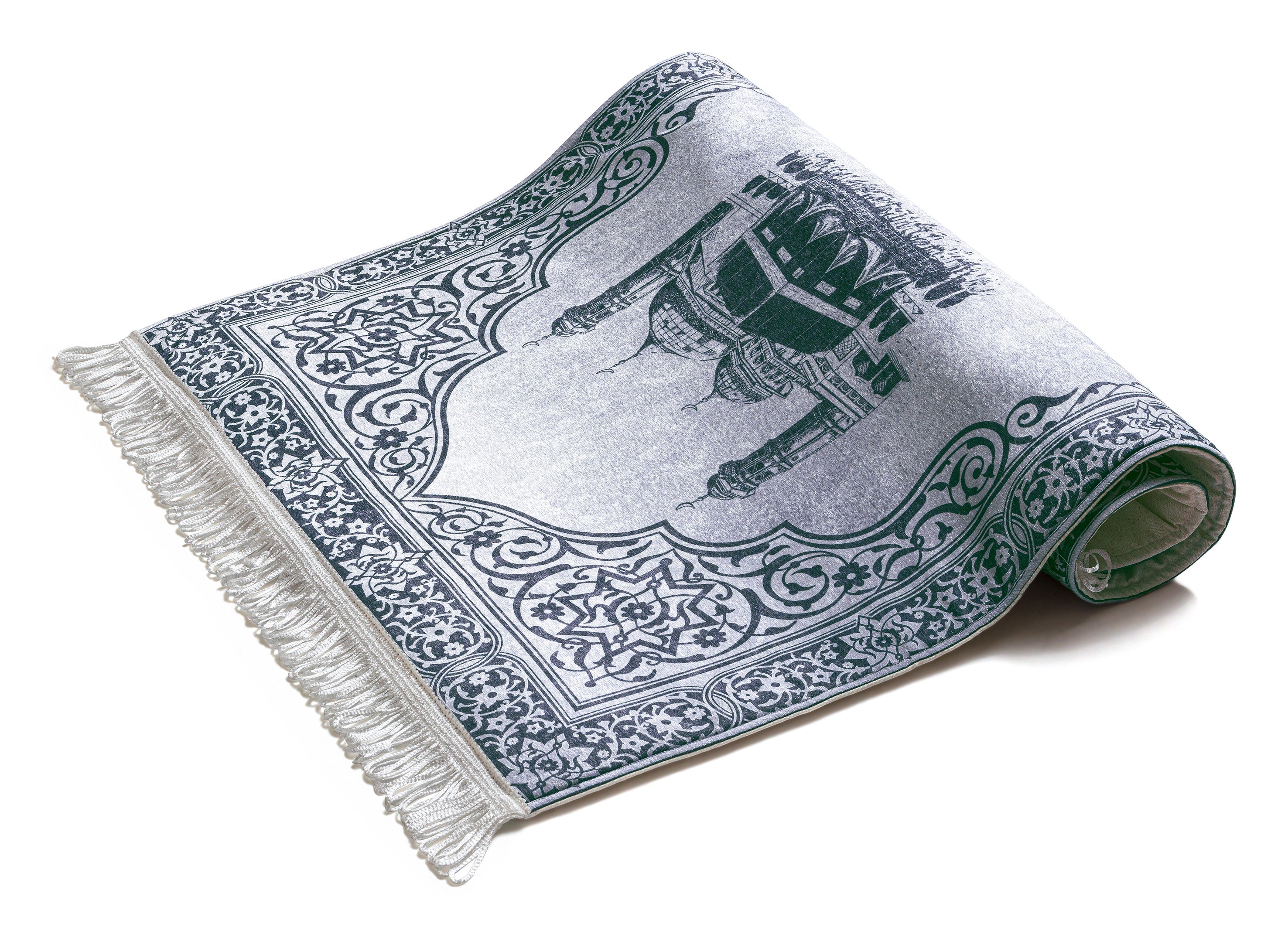 Grey Kaaba Original Prayer Mat
