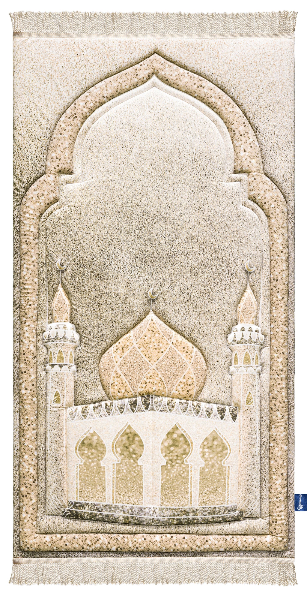 Golden Shimmer Premium Prayer Mat