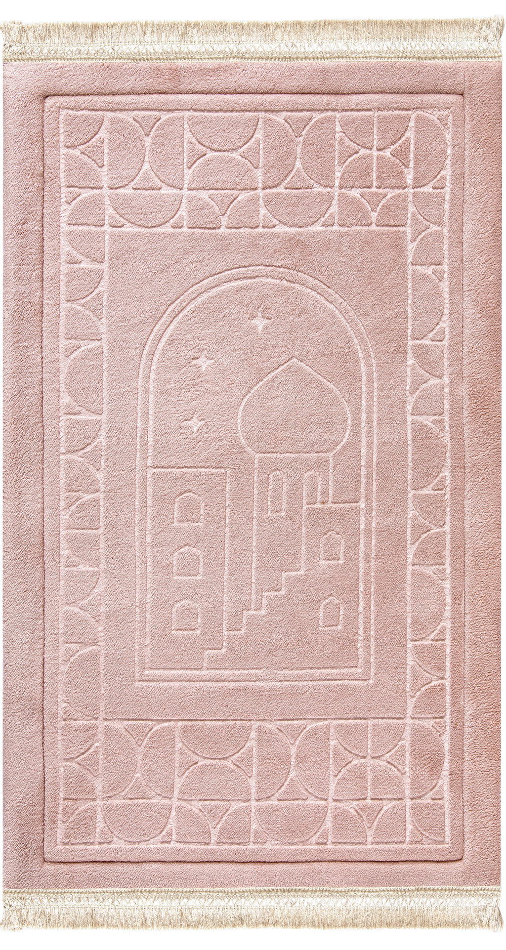 Blush Pink Emboss Prayer Mat