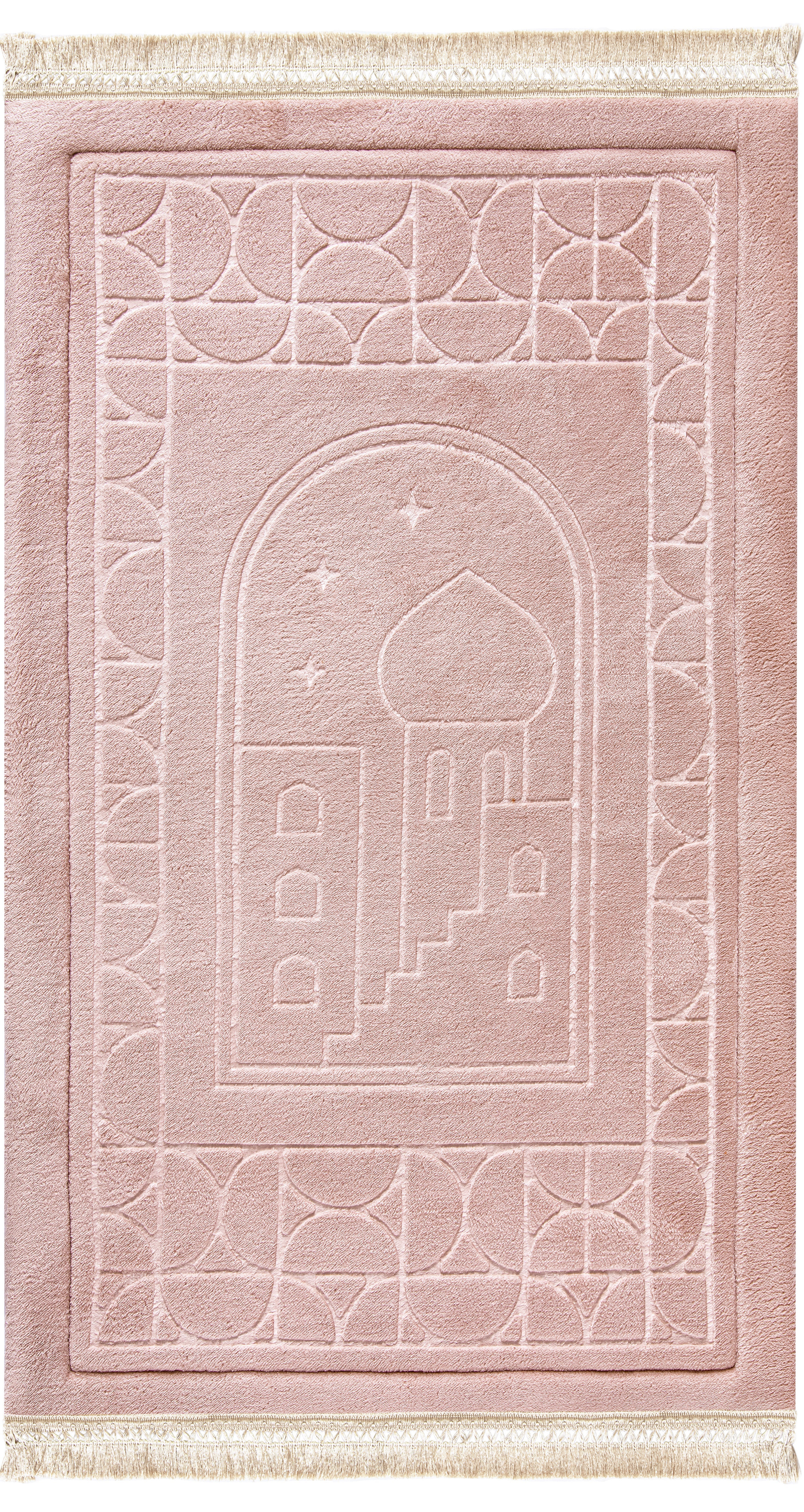 Blush Pink Emboss Prayer Mat