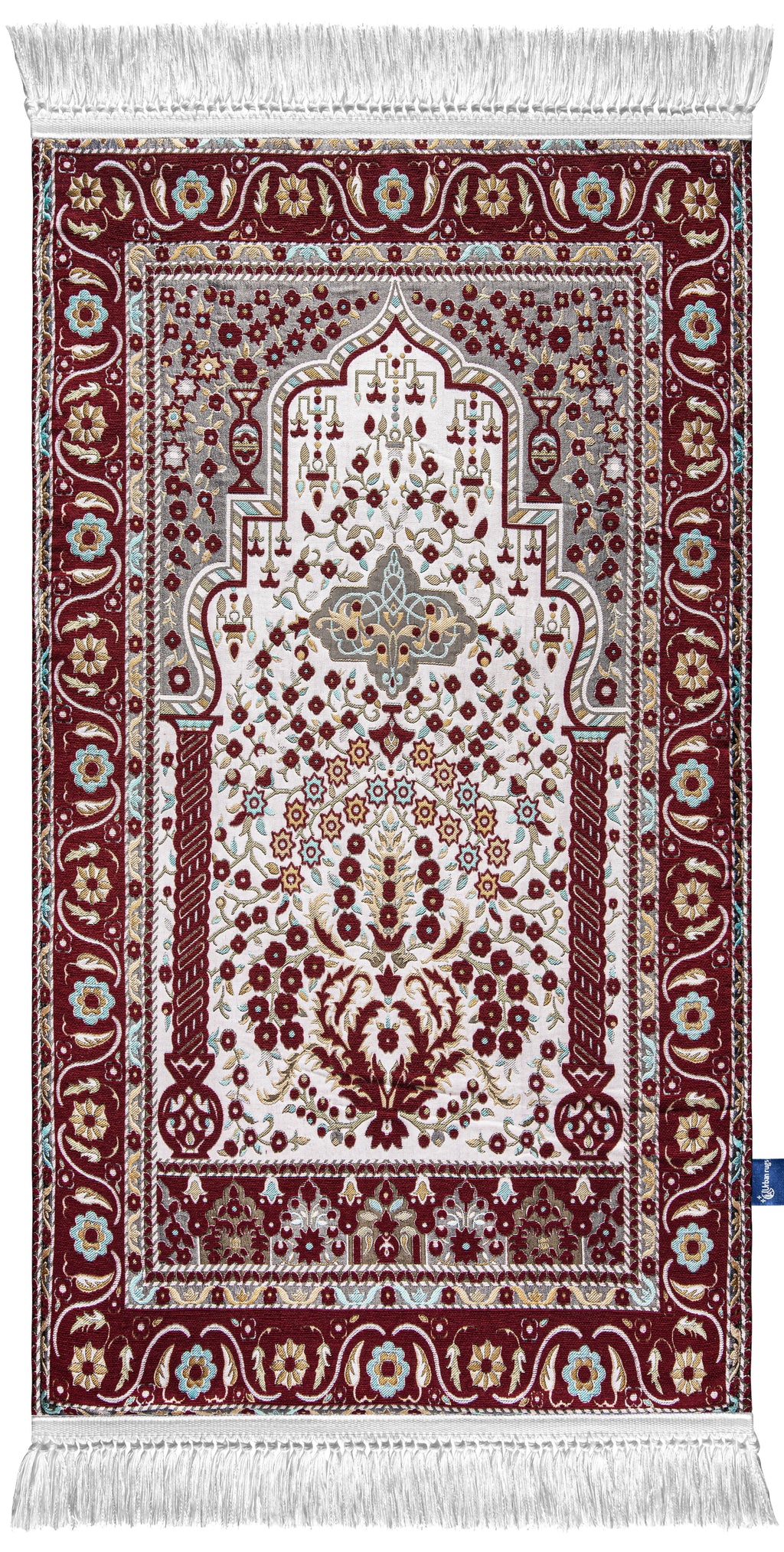 Turkish Red Mihrab Naseej Prayer Mat