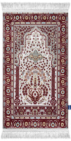 Turkish Red Mihrab Naseej Prayer Mat