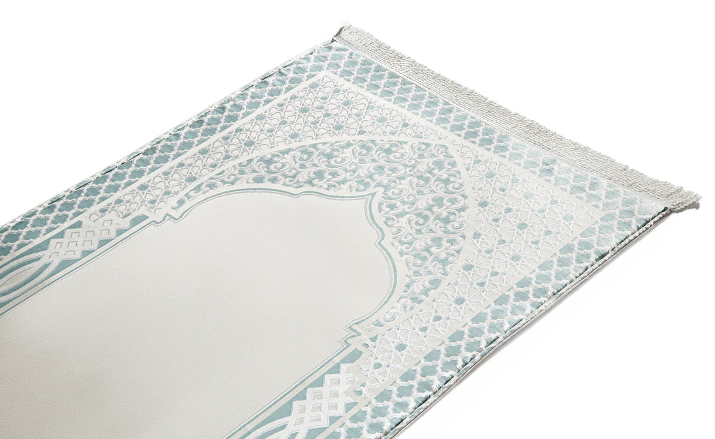 Imperial Mint Green Naseej Prayer Mat