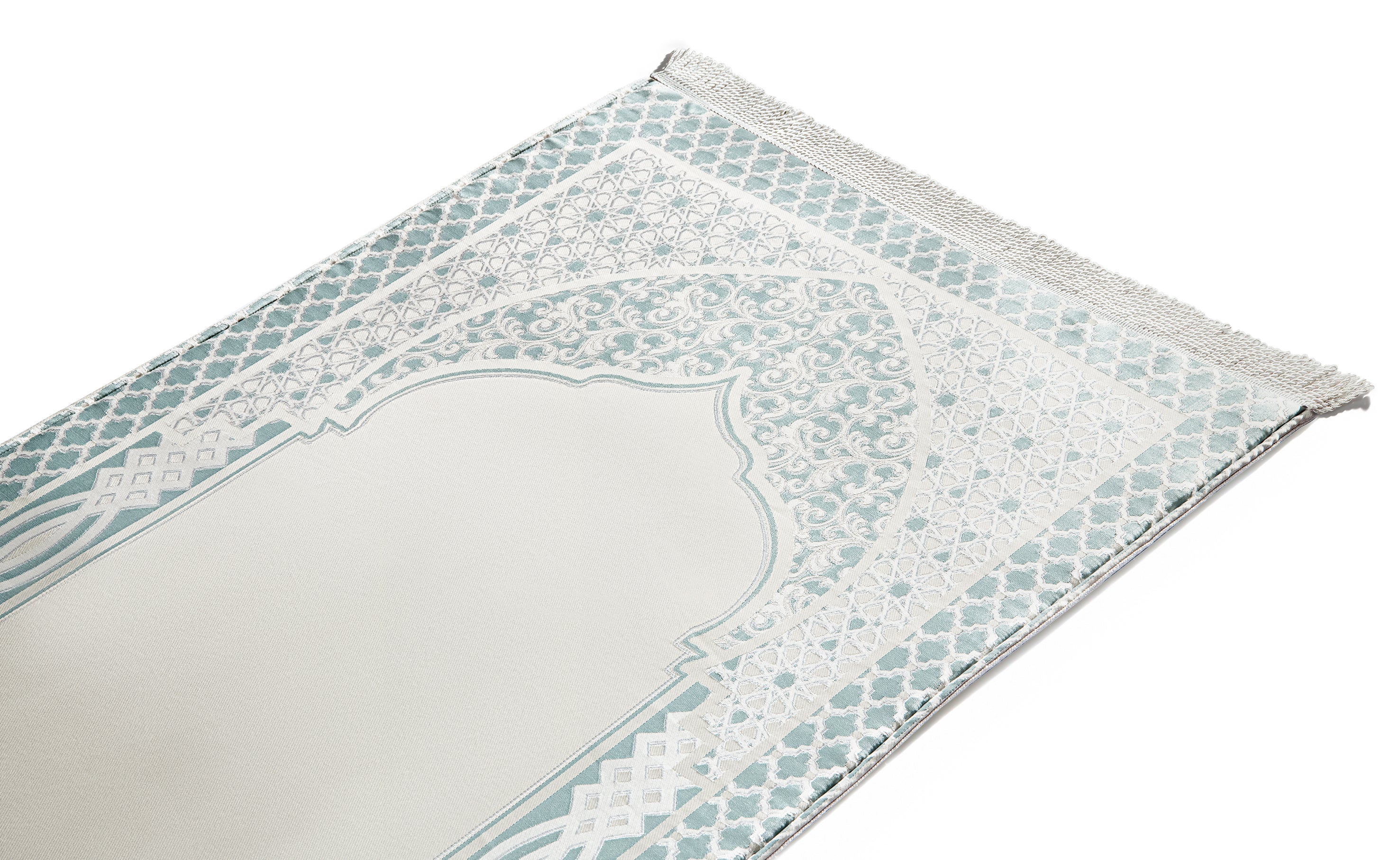 Imperial Mint Green Naseej Prayer Mat