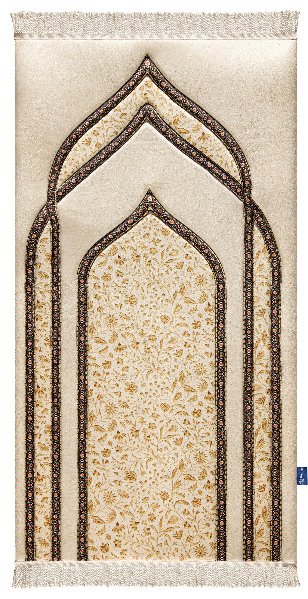Golden Blossom Premium Prayer Mat