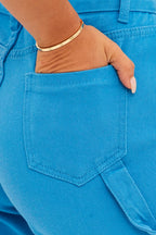 Blue Carpenter Cargo Pocket Jeans