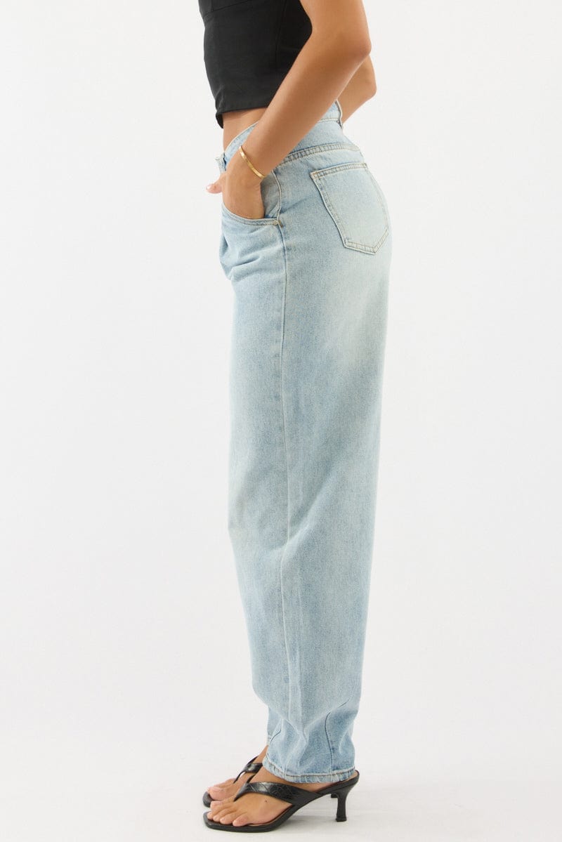 Denim Barrel Jeans