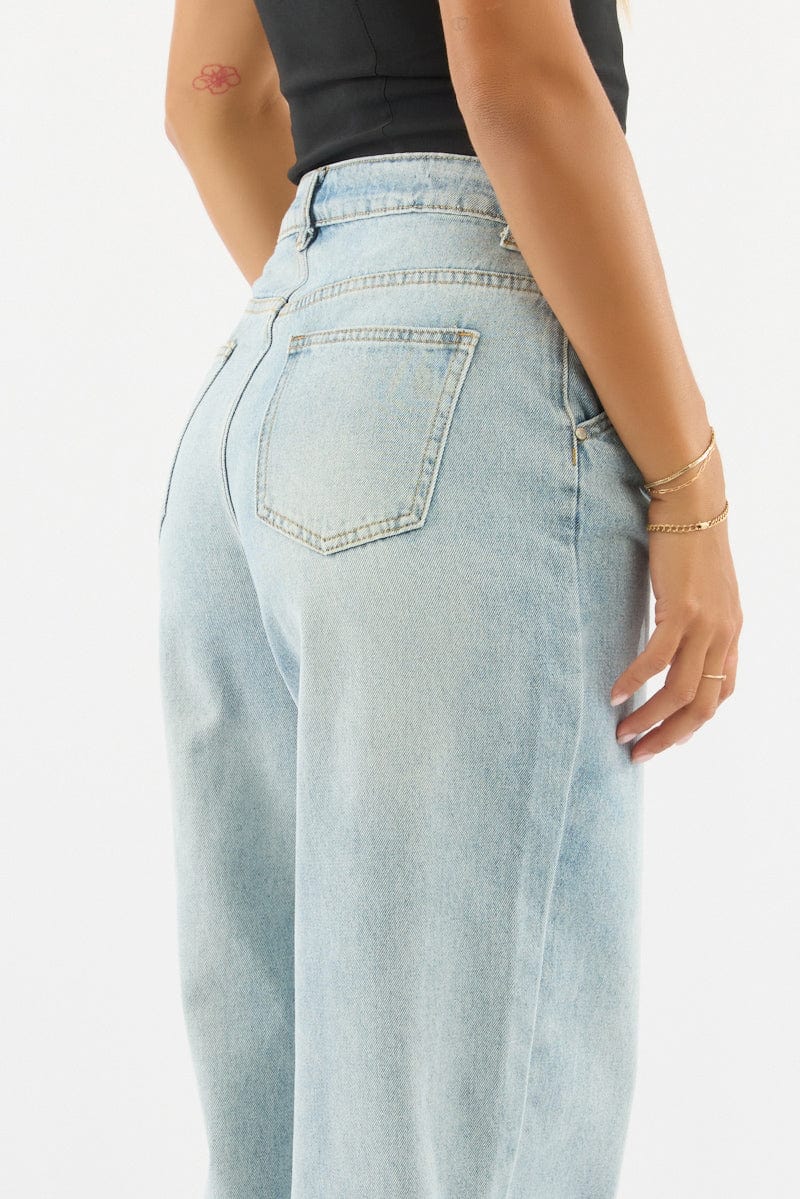 Denim Barrel Jeans