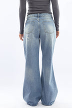 Denim Baggy Jeans Low Rise