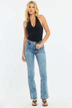 Denim Flare Jeans Mid Rise