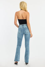 Denim Flare Jeans Mid Rise