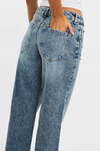 Denim Baggy Jeans Low Rise