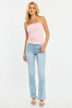 Denim Flare Jeans Mid Rise