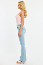 Denim Flare Jeans Mid Rise