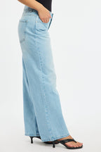 Denim Baggy Jeans Low Rise