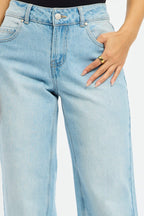 Denim Baggy Jeans Low Rise