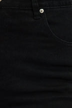 Black Capri Jeans Mid Rise