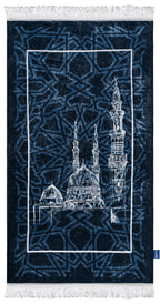 Blue Arabesque Original Prayer Mat