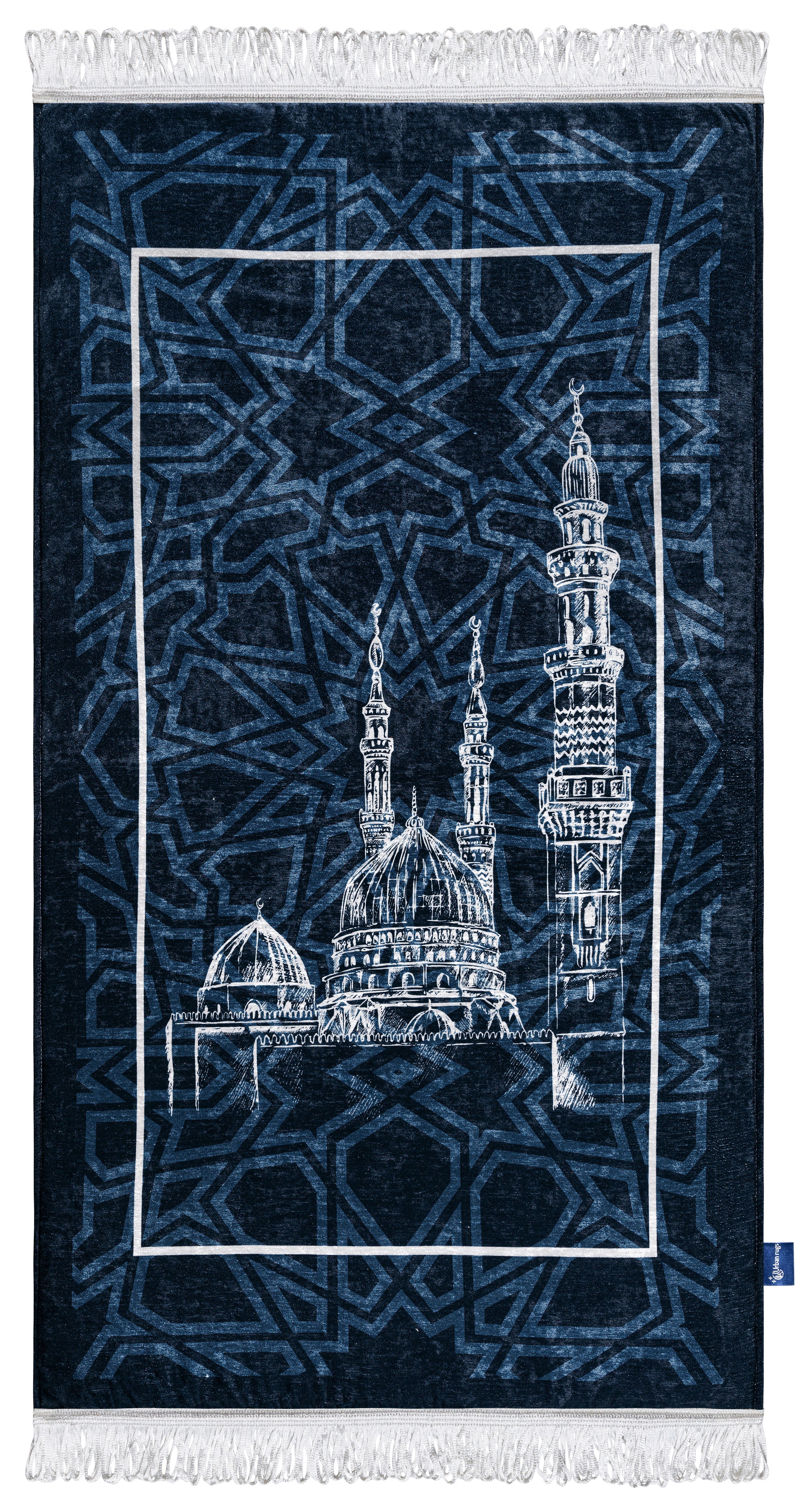 Blue Arabesque Original Prayer Mat