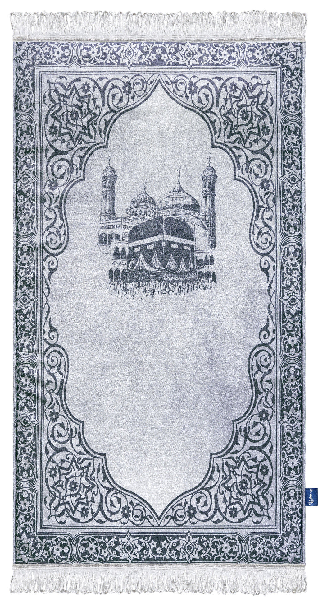 Grey Kaaba Original Prayer Mat