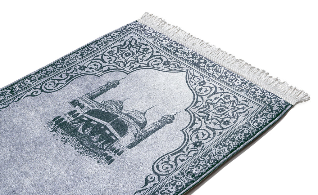 Grey Kaaba Original Prayer Mat