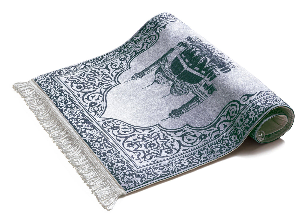 Grey Kaaba Original Prayer Mat