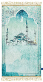 Light Green Mosque Original Prayer Mat