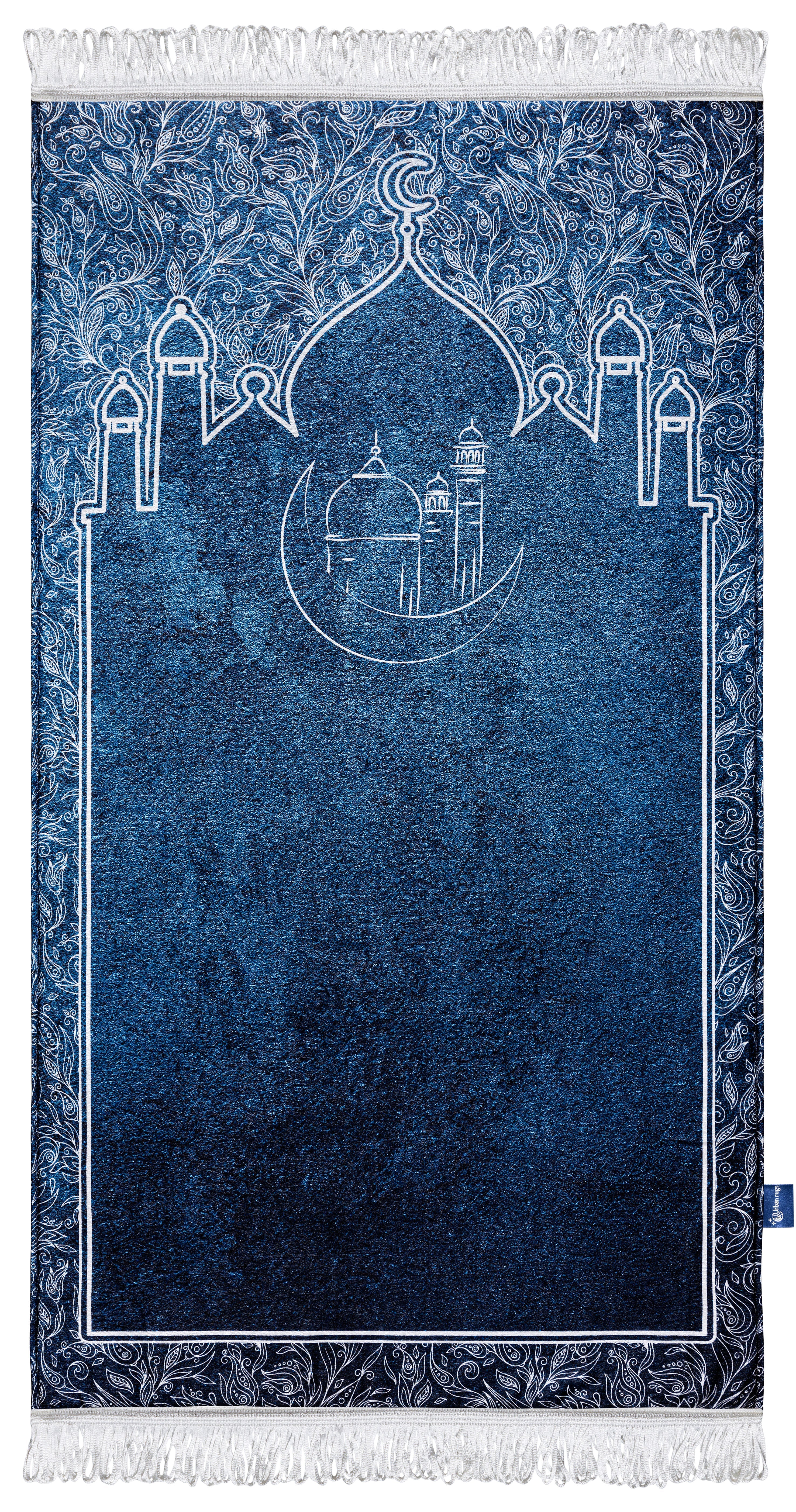 Islamic Navy Blue Original Prayer Mat